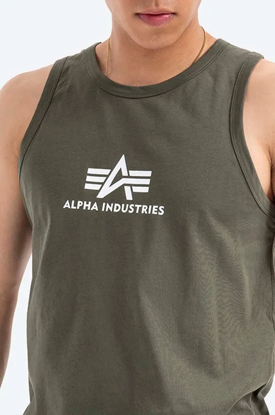 verde Alpha Industries tricou din bumbac