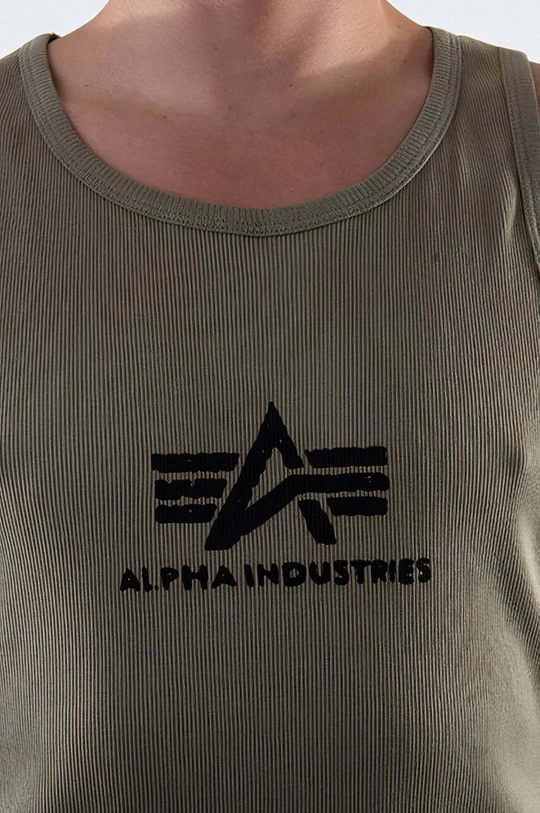 Alpha Industries cotton t-shirt Logo Tank 176545 154 100% Cotton