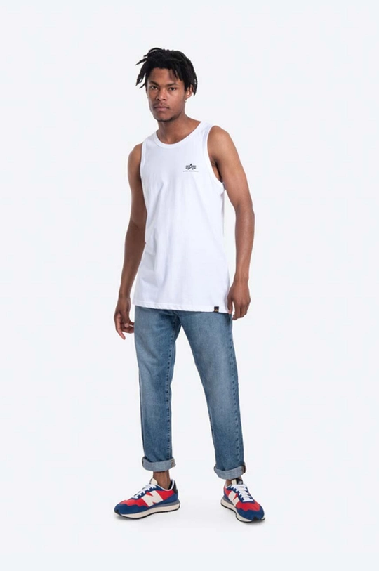 Alpha Industries cotton t-shirt white