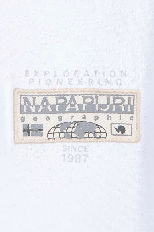 Βαμβακερό μπλουζάκι Napapijri S-Amundsen  100% Βαμβάκι