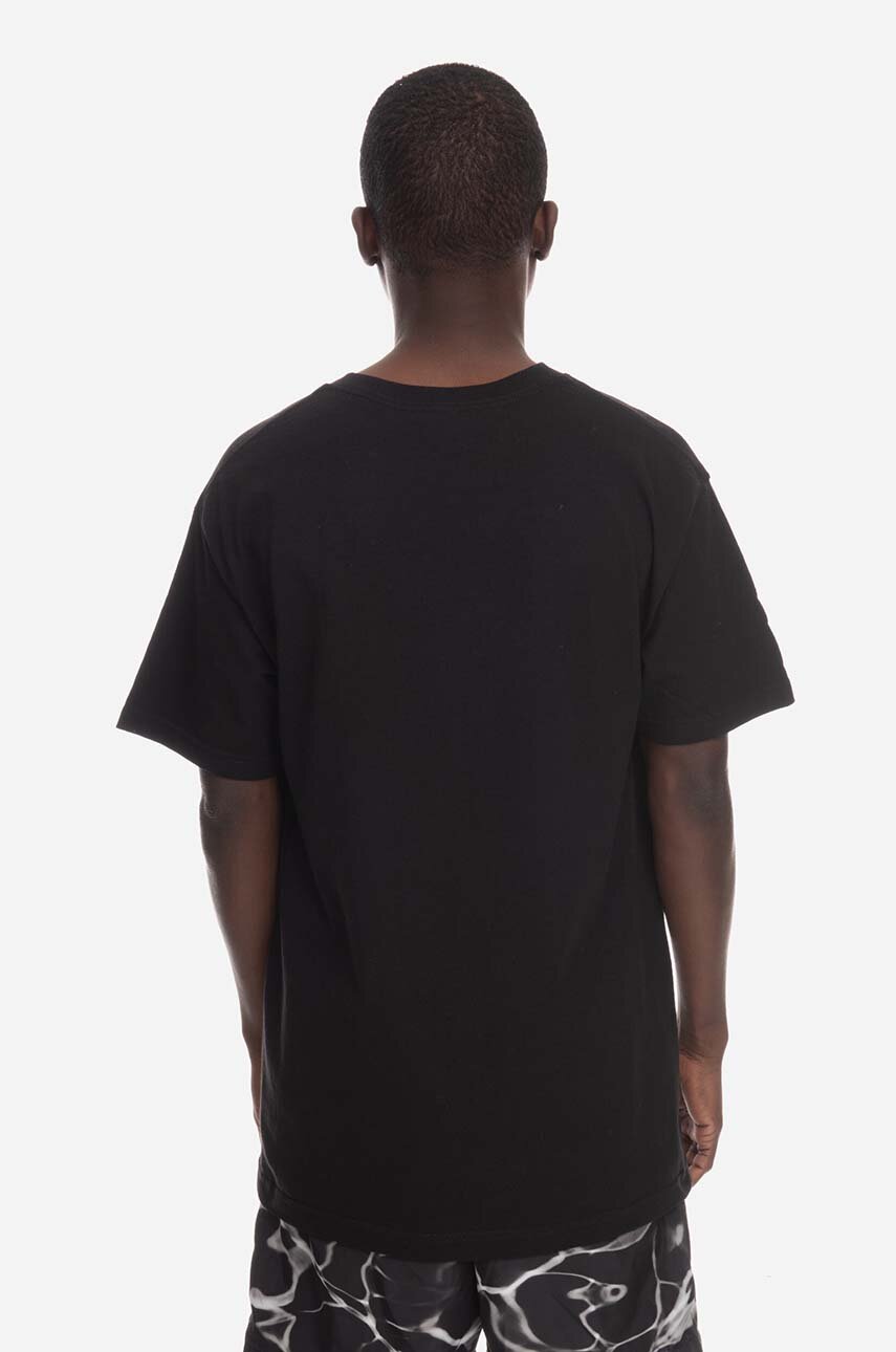 PLEASURES cotton T-shirt Old Logo T-shirt
