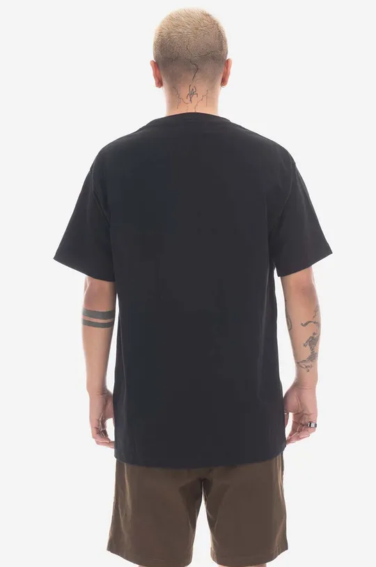 czarny Taikan t-shirt bawełniany
