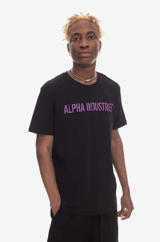 Хлопковая футболка Alpha Industries RBF Moto T 116512 682