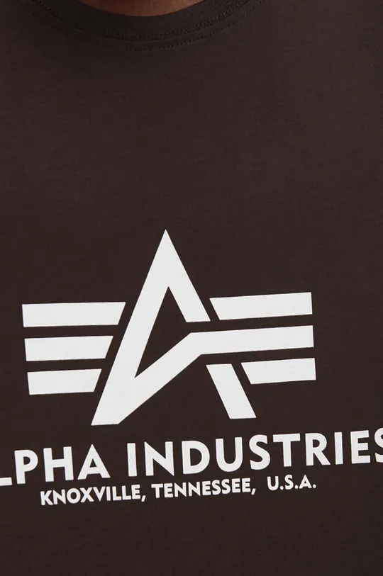 Βαμβακερό μπλουζάκι Alpha Industries Basic