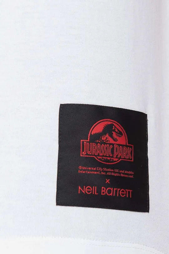 Bavlněné tričko Neil Barett Jurassic Park Thunderb PBJT141-U533S 1133  100 % Bavlna
