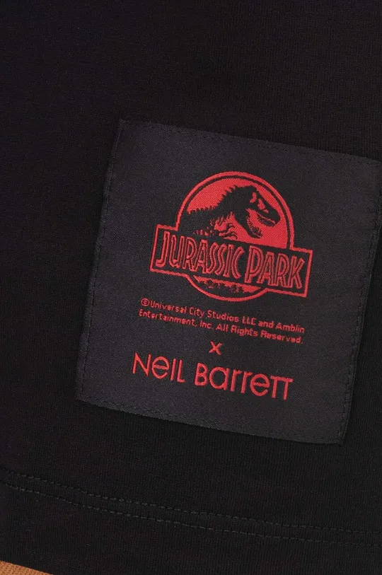 Памучна тениска Neil Barett Jurassic Park T-Shirt PBJT142-U506S 1133