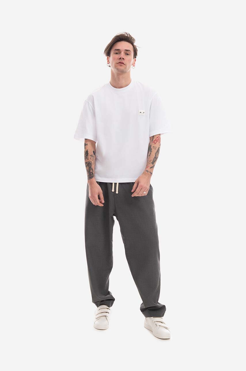 Neil Barrett White Cotton Pattern Shirt