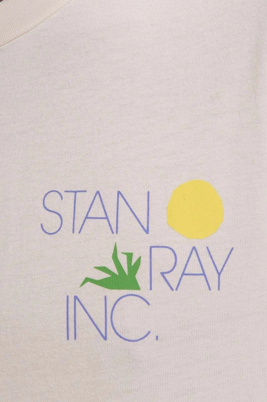 Βαμβακερό μπλουζάκι Stan Ray Hardly Working Tee μπεζ