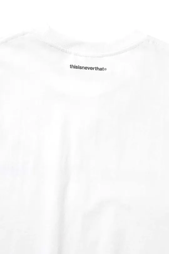 Βαμβακερό μπλουζάκι thisisneverthat T-Logo Tee λευκό