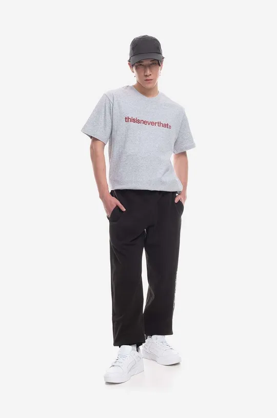 Bavlnené tričko thisisneverthat T-Logo Tee sivá