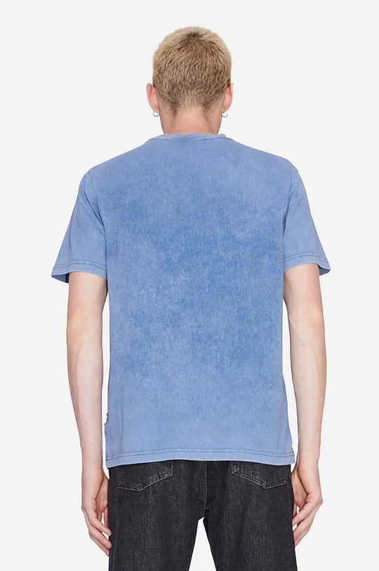 Bavlnené tričko Wood Wood Sami Embossed T-shirt 12312507-2491 DARK BLUE