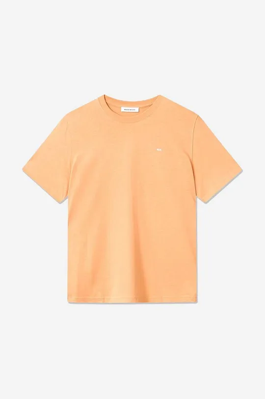 Хлопковая футболка Wood Wood оранжевый