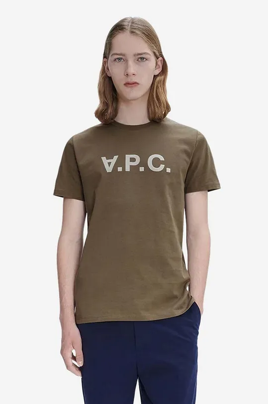 Bavlnené tričko A.P.C. 100 % Bavlna