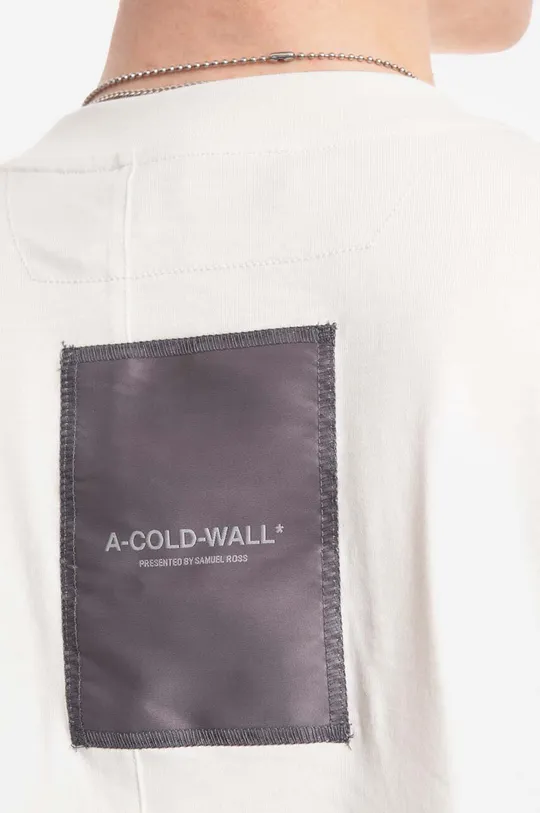 Bavlněné tričko A-COLD-WALL* Utilty T-shirt ACWMTS117 BLACK  100 % Bavlna