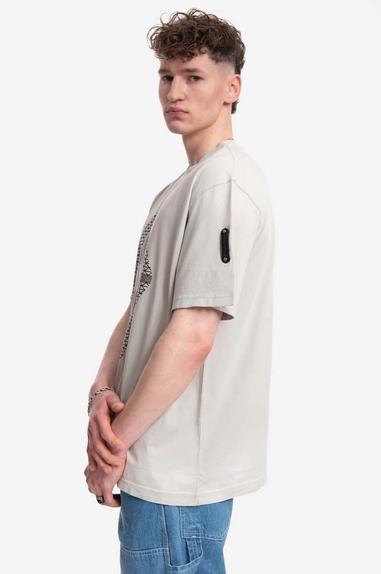 grigio A-COLD-WALL* t-shirt in cotone Gradient