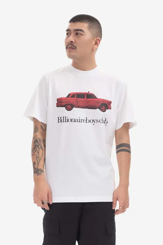 white Billionaire Boys Club cotton T-shirt Taxi Men’s