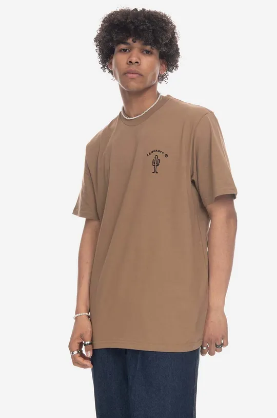 brown Carhartt WIP cotton T-shirt New Frontier T-shirt