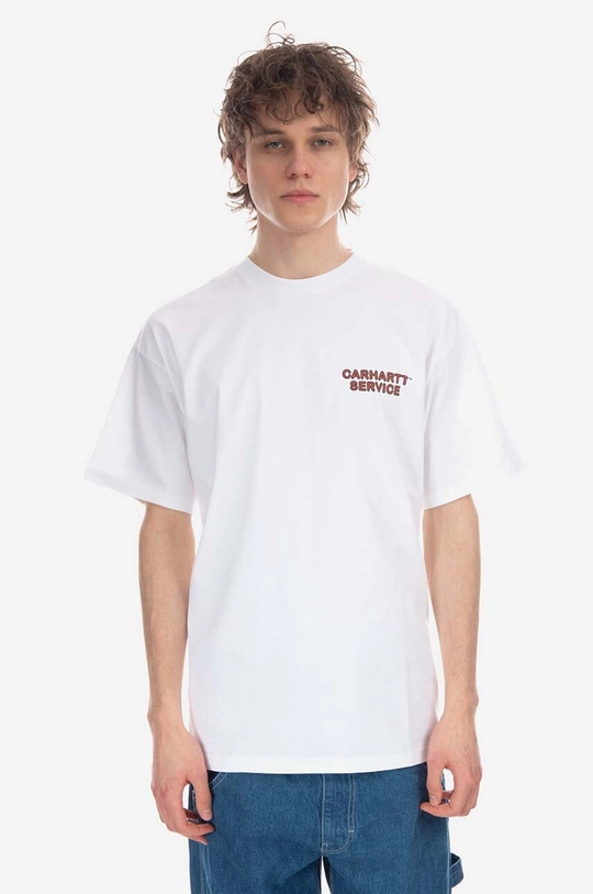 white Carhartt WIP cotton T-shirt Car Repair T-shirt