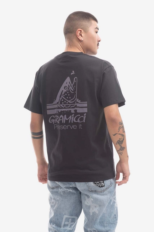 Gramicci t-shirt bawełniany Trout Tee 100 % Bawełna organiczna