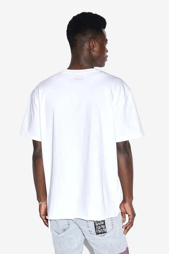 white KSUBI cotton t-shirt