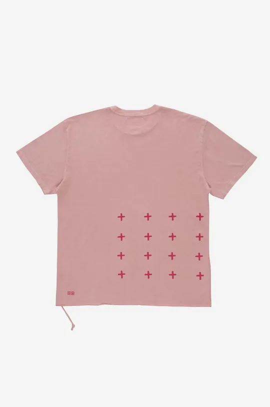 różowy KSUBI t-shirt bawełniany Męski