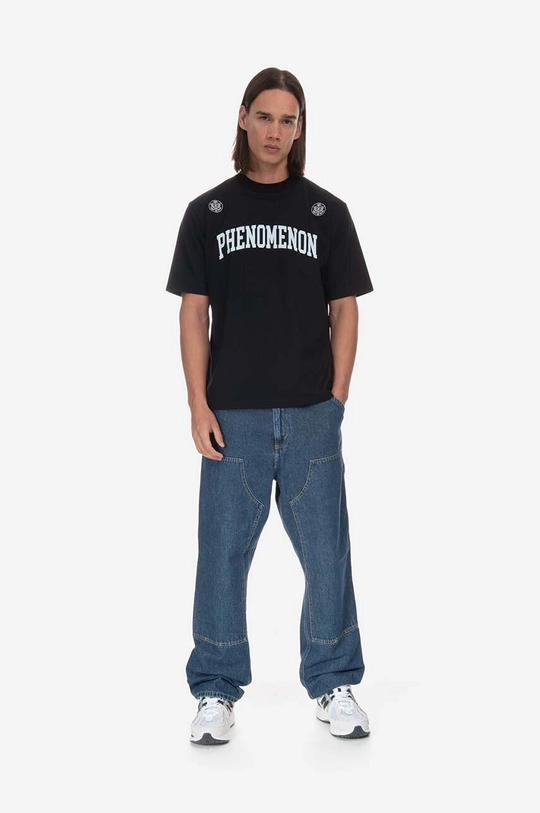 Phenomenon tricou din bumbac Collage Logo Mock negru