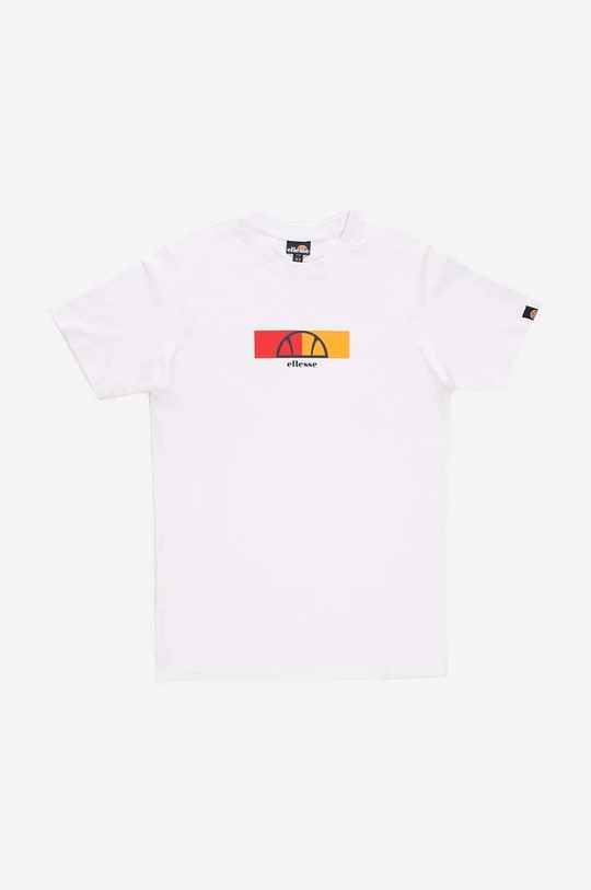 biały Ellesse t-shirt bawełniany Męski