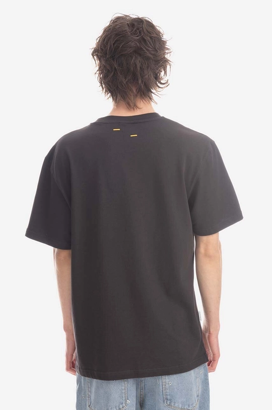 brown Filling Pieces cotton T-shirt Tee Lux