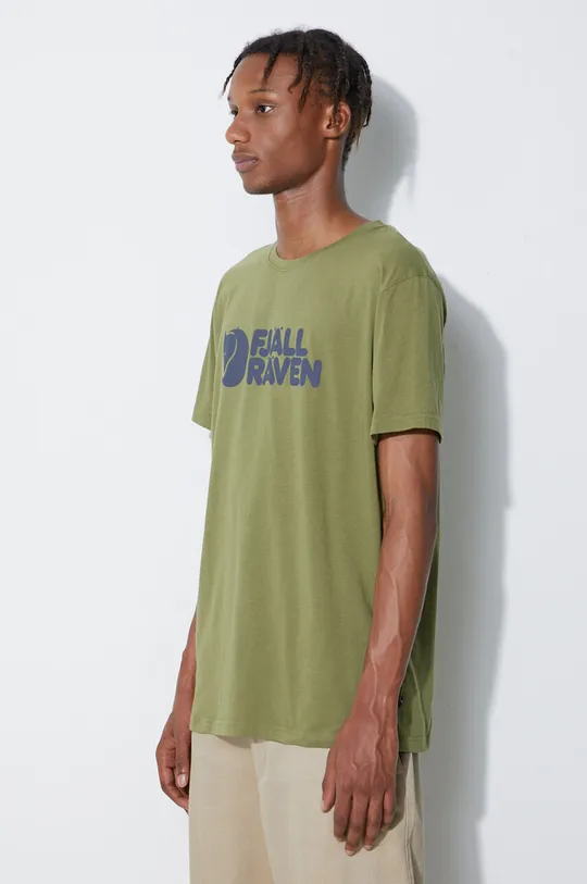 zelena Majica kratkih rukava Fjallraven Logo T-shirt