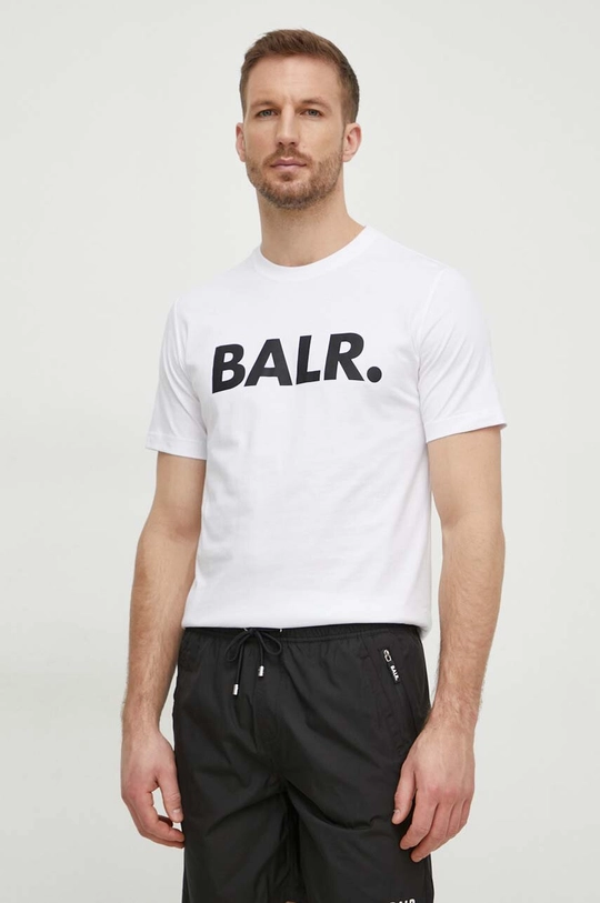 biały BALR. t-shirt bawełniany