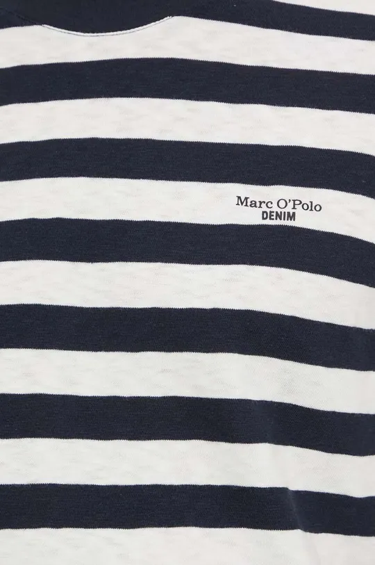 тёмно-синий Хлопковая футболка Marc O'Polo