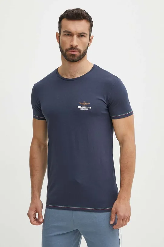 mornarsko modra Kratka majica Aeronautica Militare