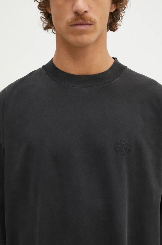 Βαμβακερό μπλουζάκι 1017 ALYX 9SM Oversized Crewneck Tee μαύρο AAMTS0486FA01