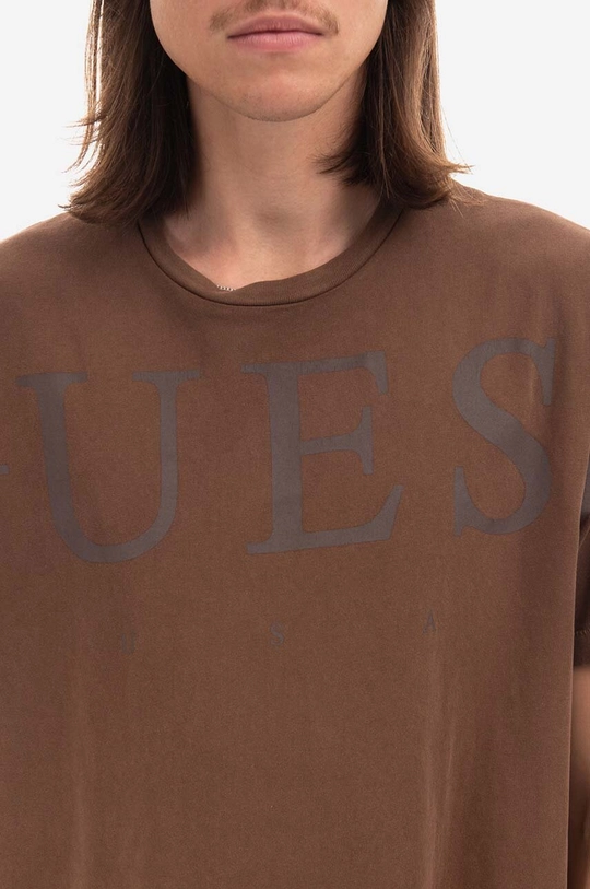 Βαμβακερό μπλουζάκι Guess Unisex