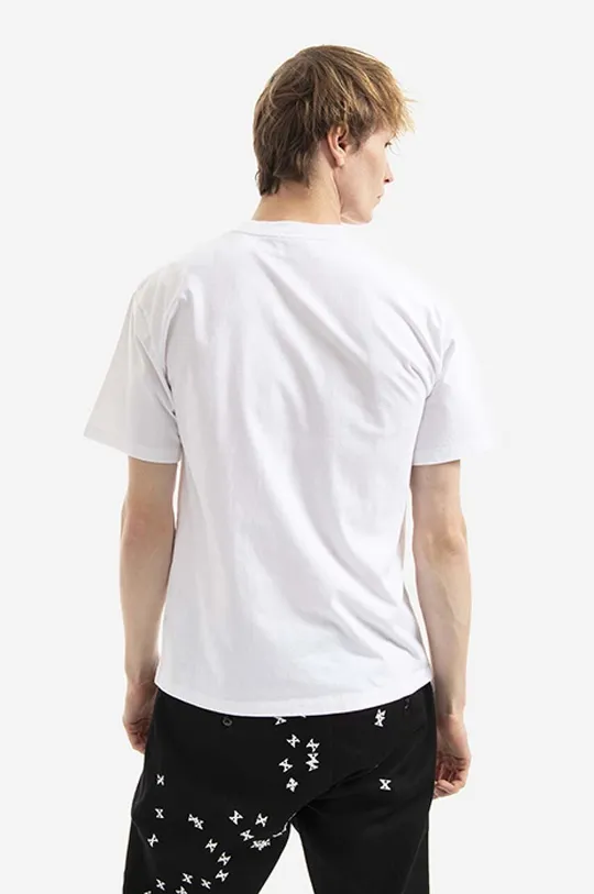 білий Бавовняна футболка Aries