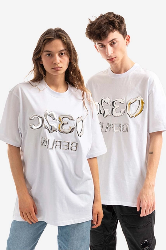 white 032C cotton t-shirt Unisex