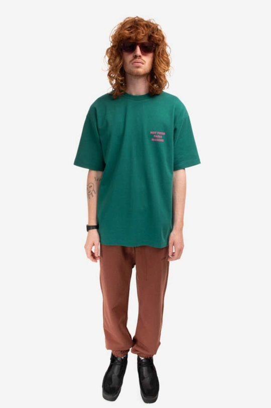 Drôle de Monsieur tricou din bumbac verde