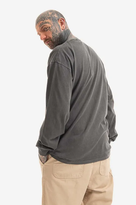 Βαμβακερή μπλούζα με μακριά μανίκια Carhartt WIP  100% Βαμβάκι