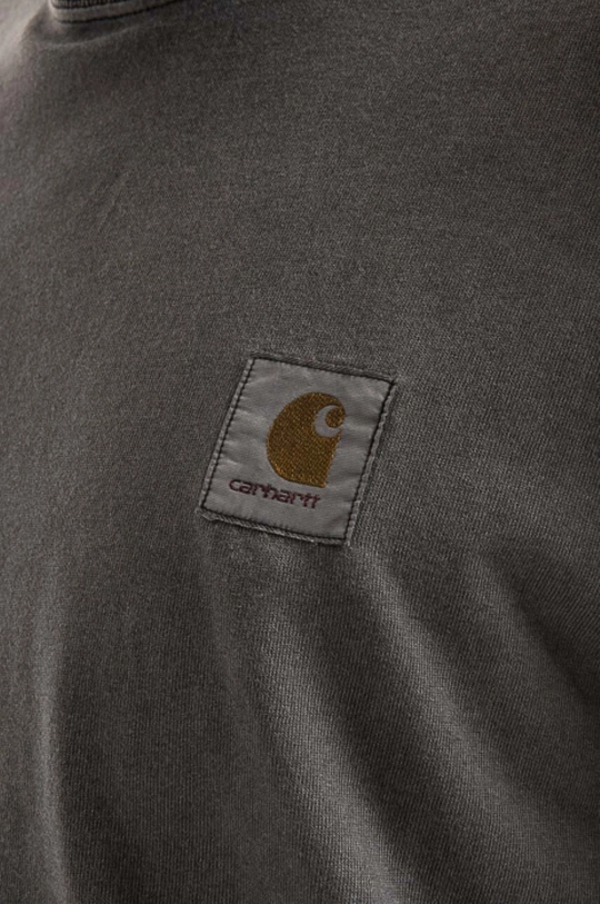 gray Carhartt WIP cotton longsleeve top