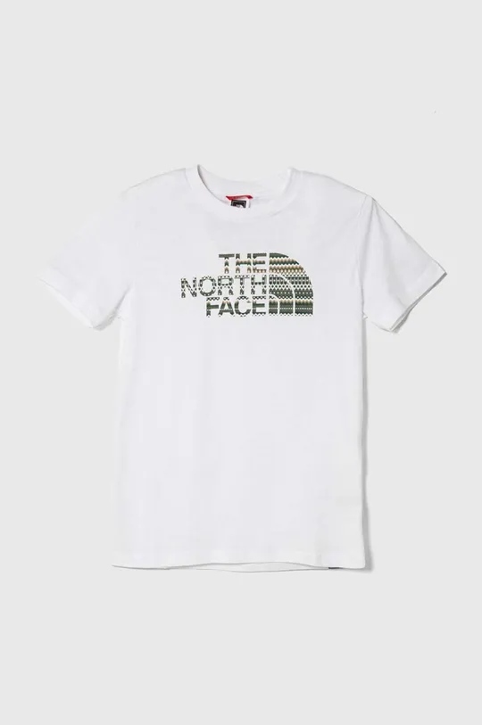 λευκό Βαμβακερό μπλουζάκι The North Face S/S Easy Tee Unisex