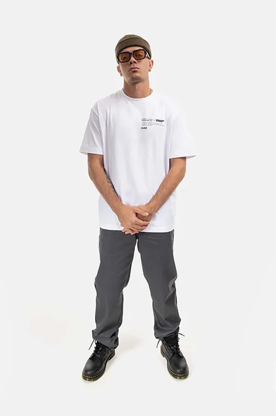 Βαμβακερό μπλουζάκι SneakerStudio x Czeluść λευκό