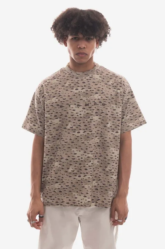 brown STAMPD cotton T-shirt Camo Leopard Unisex