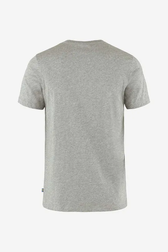 Хлопковая футболка Fjallraven серый