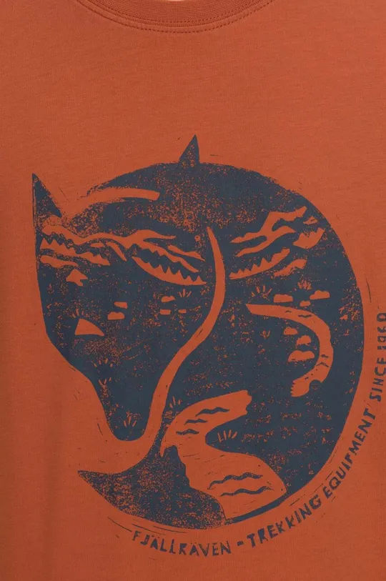 Fjallraven t-shirt bawełniany  Arctic Fox Unisex