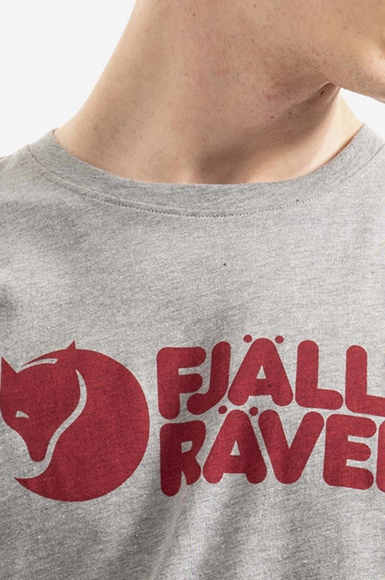 szary Fjallraven t-shirt Fjällräven Logo