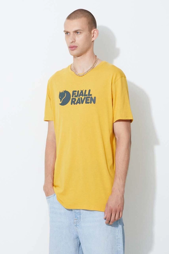 Βαμβακερό μπλουζάκι Fjallraven Logo T-shirt M F87310 160