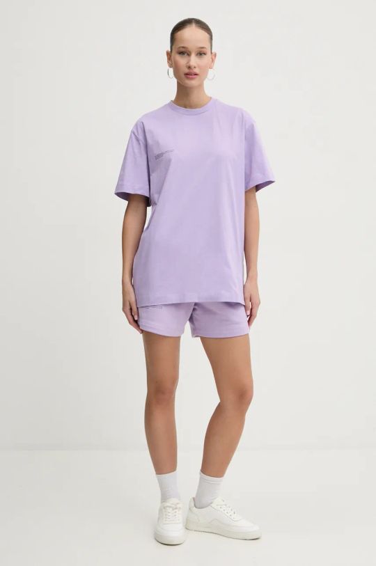 Pangaia cotton t-shirt 10000287 violet AA00