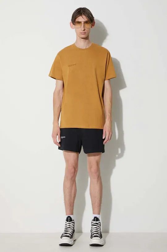marrone Pangaia t-shirt in cotone