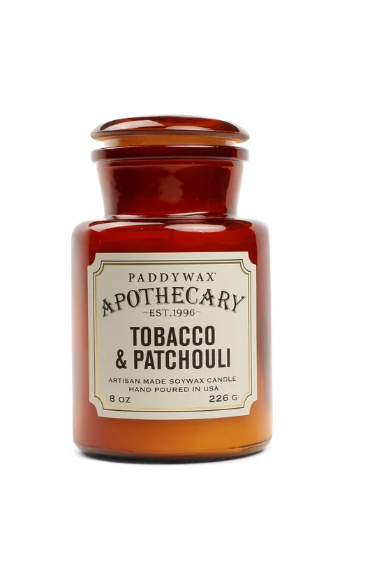 šarena Paddywax Mirisna svijeća od sojinog voska Tobacco and Patchouli Unisex