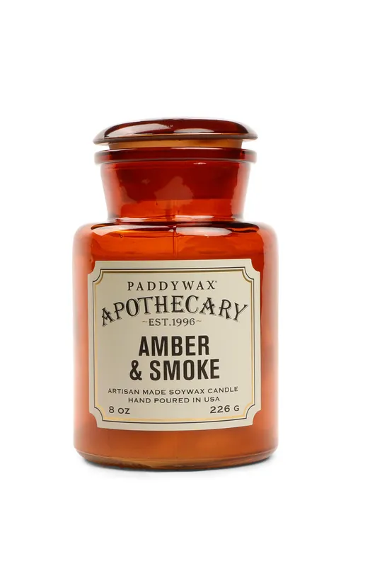 барвистий Paddywax Ароматична соєва свічка Amber and Smoke Unisex